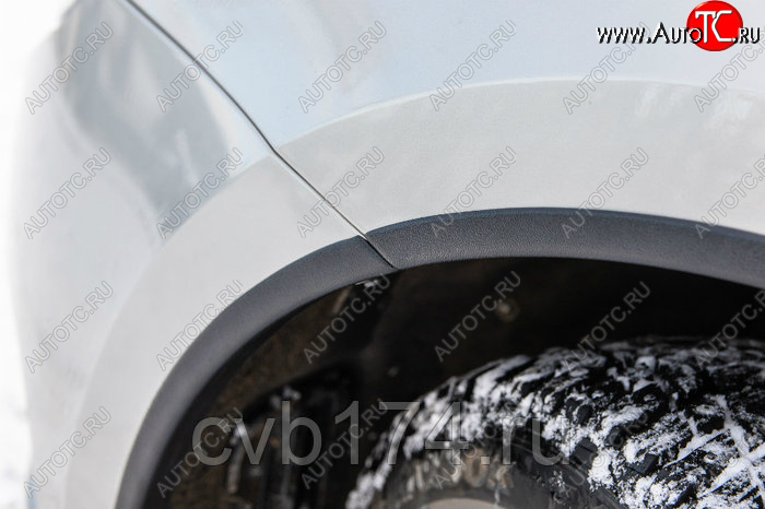 2 299 р. Защитные накладки на кромки арок Tun-Auto Лада Гранта FL 2190 седан рестайлинг (2018-2024)