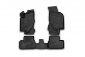 Комплект 3D ковриков салона Element (полиуретан) Лада (ваз) Гранта (Granta)  2190 седан (2011-2017) 2190 седан дорестайлинг