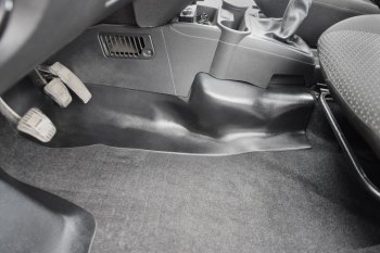2 099 р. Накладки на ковролин пола Petroil Tuning Лада Гранта FL 2190 седан рестайлинг (2018-2024) (Передние тоннельные). Увеличить фотографию 3