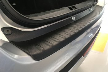 499 р. Защитная накладка заднего бампера Тюн-Авто  Лада Гранта  FL 2191 лифтбэк (2018-2024). Увеличить фотографию 2