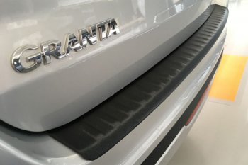 499 р. Защитная накладка заднего бампера Тюн-Авто Лада Гранта FL 2191 лифтбэк рестайлинг (2018-2024). Увеличить фотографию 3