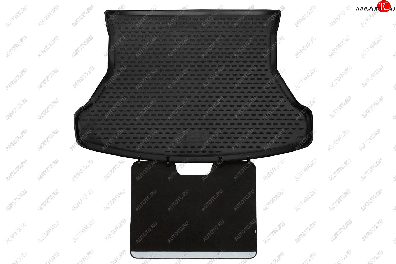 989 р. Коврик в багажник Element (полиуретан, с защитным ковриком) Лада Гранта FL 2190 седан рестайлинг (2018-2024)