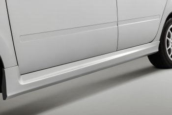 3 399 р. Пластиковые накладки на пороги GTS-Тюнинг Лада Гранта FL 2190 седан рестайлинг (2018-2024) (Неокрашенный). Увеличить фотографию 1