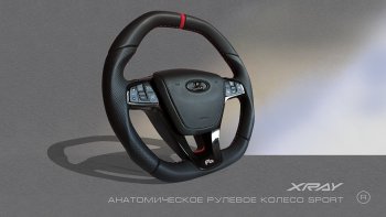 Анатомическое рулевое колесо SPORT Лада Веста 2180 седан дорестайлинг (2015-2023)