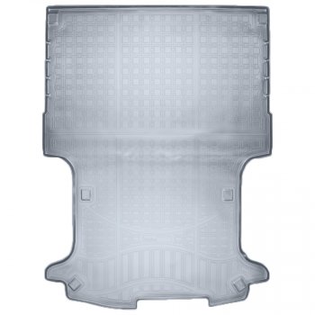 4 099 р. Коврик багажника Norplast Unidec (фургон)  Лада Ларгус (2012-2024) (Цвет: серый). Увеличить фотографию 1