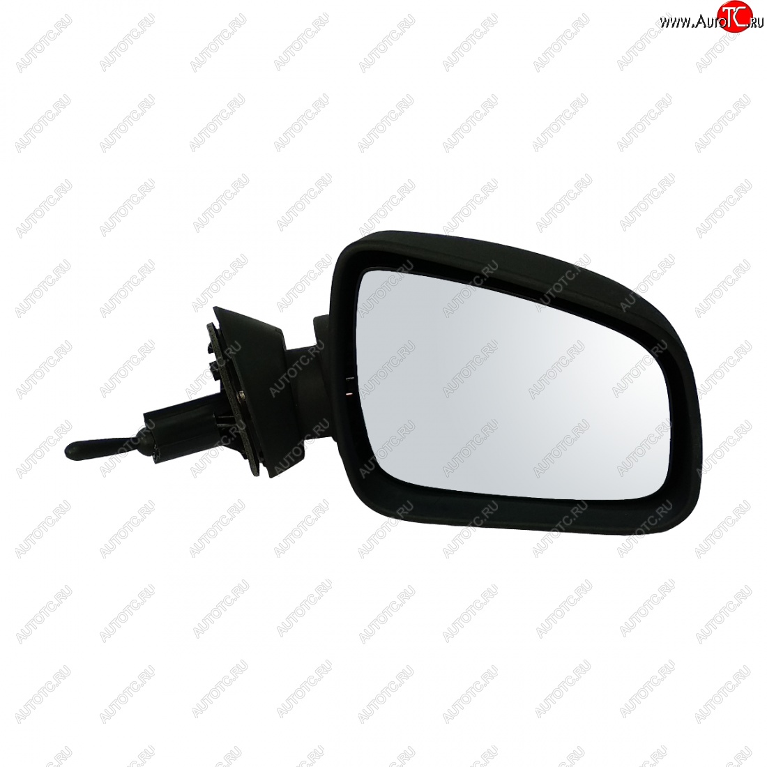1 059 р. Правое зеркало заднего вида (мех. привод) Автоблик 2 Renault Sandero (BS) (2009-2014) (без антибликового покрытия, неокрашенное)