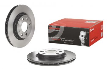 Комплект передних тормозных дисков BREMBO (вентилируемые, Ø259) Лада (ваз) Ларгус (Largus) (2012-2024) дорестайлинг R90, рестайлинг R90