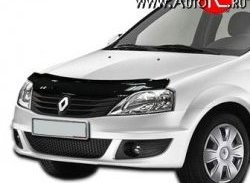 2 399 р. Дефлектор капота NovLine  Renault Logan  1 (2004-2010), Лада Ларгус (2012-2021). Увеличить фотографию 1