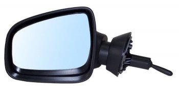 2 049 р. Боковое левое зеркало заднего вида SAT (механическое) Renault Duster HS дорестайлинг (2010-2015) (Неокрашенное). Увеличить фотографию 1