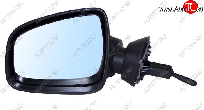 2 049 р. Боковое левое зеркало заднего вида SAT (механическое) Renault Duster HS дорестайлинг (2010-2015) (Неокрашенное)