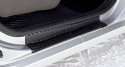 1 899 р. Накладки на порожки автомобиля RA  Лада Ларгус (2012-2024). Увеличить фотографию 3