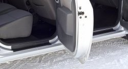 1 899 р. Накладки на порожки автомобиля RA  Лада Ларгус (2012-2024). Увеличить фотографию 4
