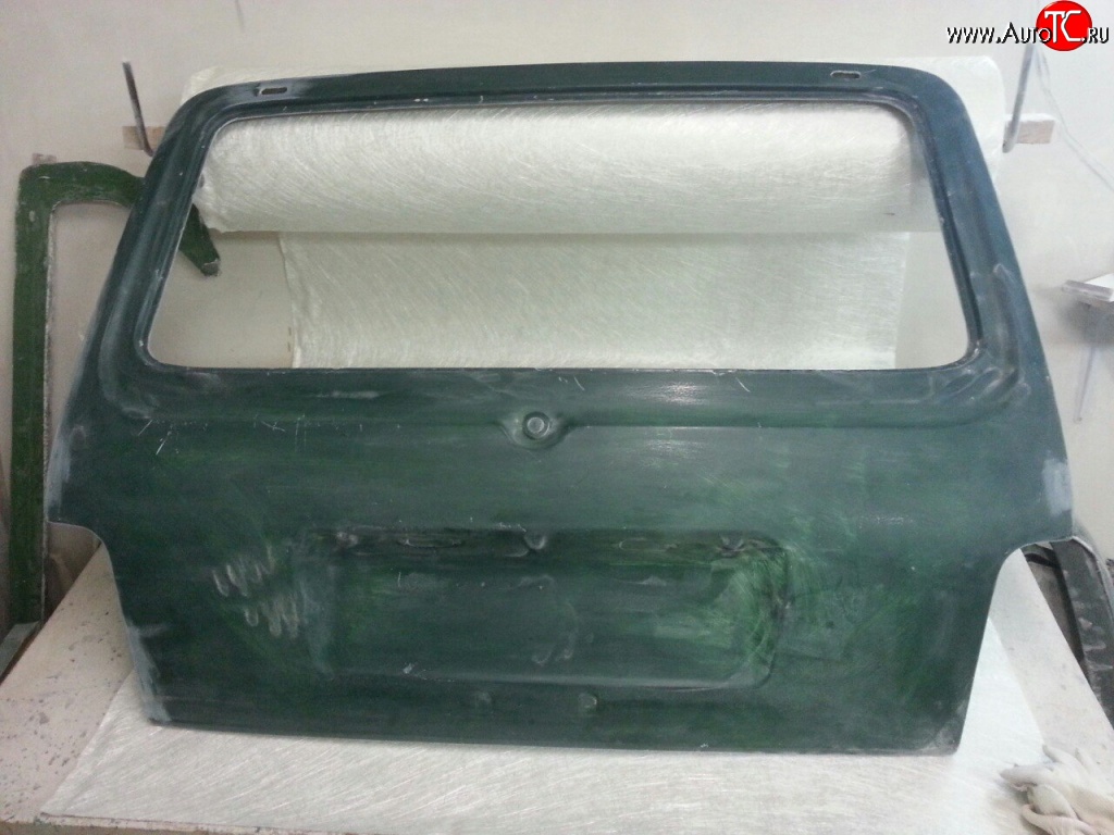 6 599 р. Крышка багажника DK (стеклопластик) Лада Нива 4х4 2121 3 дв. дорестайлинг (1977-2019) (Неокрашенная)