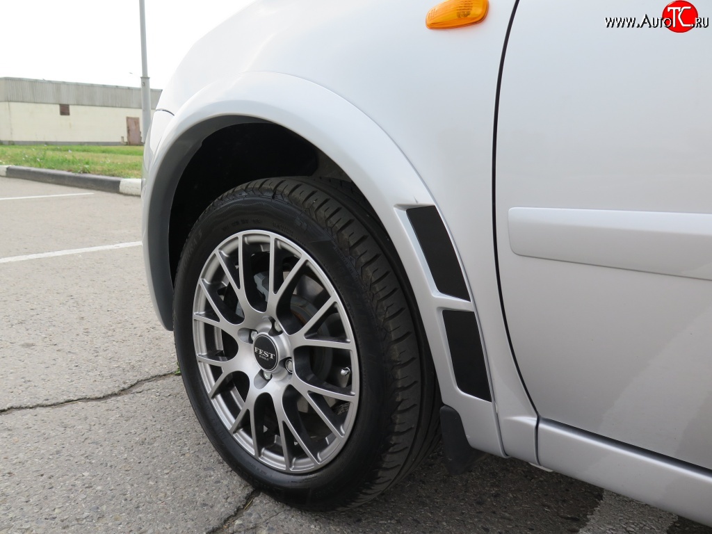 2 899 р. Накладки на колёсные арки Трек Datsun mi-DO (2014-2024) (Неокрашенные)
