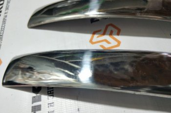 1 899 р. Хромированые накладки на ручки дверей CrTuning Лада Веста 2180 седан дорестайлинг (2015-2023). Увеличить фотографию 2