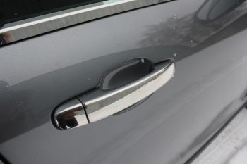 1 899 р. Хромированые накладки на ручки дверей CrTuning Лада Веста 2180 седан дорестайлинг (2015-2023). Увеличить фотографию 4