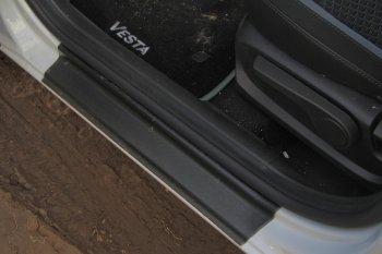 1 569 р. Комплект накладок в проем дверей АртФорм (4 шт.) Лада Веста 2180 седан дорестайлинг (2015-2023). Увеличить фотографию 2