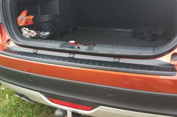 499 р. Защитная накладка заднего бампера Тюн-Авто  Лада Веста  SW 2181 (2017-2022). Увеличить фотографию 3