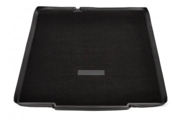 2 599 р. Комбинированый коврик с повышенной износостойкостью в багажник Unidec (полиуретан, текстиль, на нижнюю полку)  Лада Веста  SW 2181 (2017-2024) (Черный). Увеличить фотографию 1