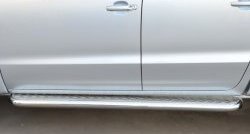 25 699 р. Широкая защита порогов Russtal  Volkswagen Amarok (2009-2016). Увеличить фотографию 2