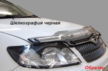 2 079 р. Дефлектор капота CA-Plastik  Volkswagen Amarok (2016-2022) рестайлинг (Classic черный, Без надписи). Увеличить фотографию 6