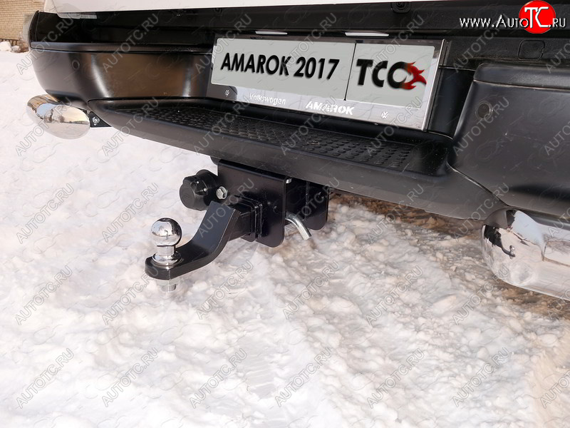 15 299 р. Фаркоп (тягово-сцепное устройство) TCC  Volkswagen Amarok (2016-2022) (Оцинкованный, шар E - нержавейка)