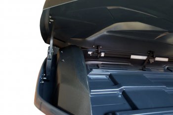 27 799 р. Автобокс (186*82*46 530 л двухсторонний) Enzo Volkswagen Polo 5 хэтчбек рестайлинг (2015-2020) (крепление скоба). Увеличить фотографию 7