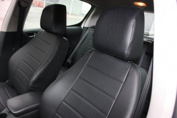 5 549 р. Чехлы на сиденья из экокожи Seintex (полосы, 40/60)  Volkswagen Amarok (2009-2022). Увеличить фотографию 6