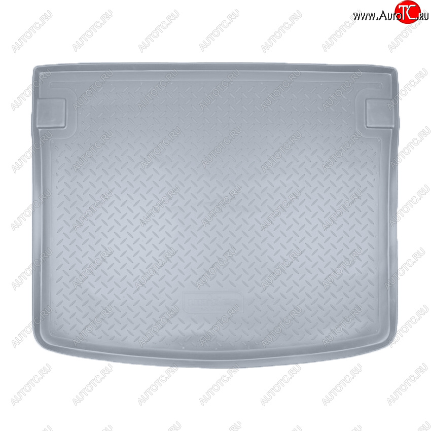 2 099 р. Коврик багажника Norplast Unidec (прав.сдвижная дверь, подъемная.зад.дверь)  Volkswagen Caddy  2K (2003-2020) (Цвет: серый)