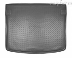 1 699 р. Коврик в багажник Norplast Unidec (правая сдвижная дверь, подъемная задняя) Volkswagen Caddy 2K рестайлинг (2010-2015) (Цвет: черный). Увеличить фотографию 1