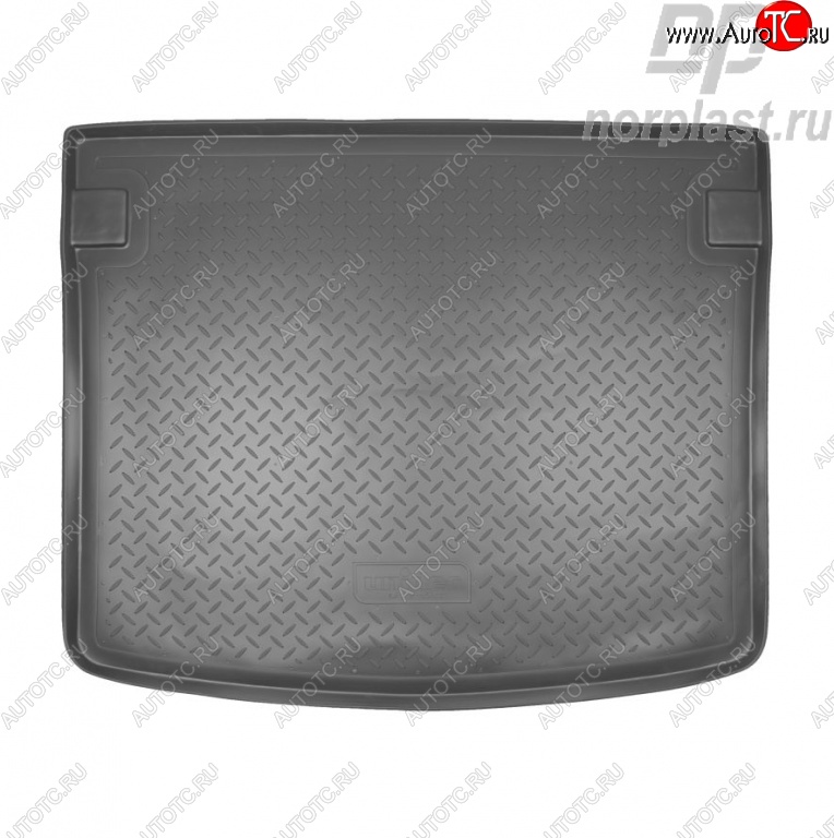 1 699 р. Коврик в багажник Norplast Unidec (правая сдвижная дверь, подъемная задняя) Volkswagen Caddy 2K рестайлинг (2010-2015) (Цвет: черный)