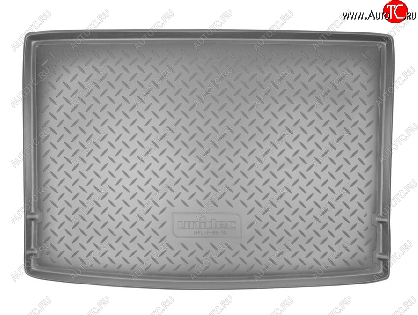 1 459 р. Коврик в багажник Norplast Volkswagen Golf 5 хэтчбэк (2003-2009) (Цвет: черный)