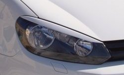 999 р. Реснички на фары Tuning-Sport Volkswagen Golf 6 хэтчбэк 5 дв. (2008-2014) (Неокрашенные). Увеличить фотографию 1