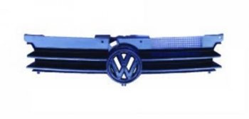 2 999 р. Решётка радиатора SAT Volkswagen Golf 4 (1997-2003) (Неокрашенная). Увеличить фотографию 1