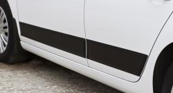3 799 р. Молдинги дверей RA v2 (комплект)  Volkswagen Golf  6 (2008-2014) (Поверхность глянец (под окраску), Неокрашенные). Увеличить фотографию 1