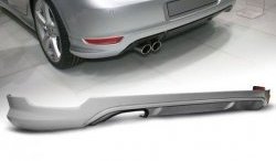 10 949 р. Накладка на задний бампер Votex Style Volkswagen Golf 6 хэтчбэк 5 дв. (2008-2014) (Неокрашенная). Увеличить фотографию 1