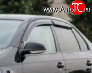 999 р. Комплект дефлекторов окон (ветровиков) 4 шт. (седан) Russtal  Volkswagen Jetta  A6 (2011-2015)