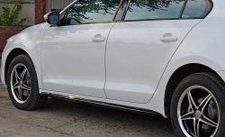 3 899 р. Пороги накладки GLI Volkswagen Jetta A6 седан дорестайлинг (2011-2015) (Неокрашенные). Увеличить фотографию 1