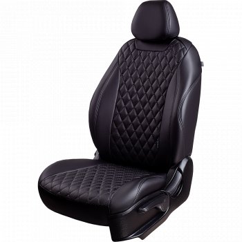 Чехлы для сидений Lord Autofashion Байрон (экокожа, 60/40, подлокотник, 3 Г-образных подголовника) Volkswagen (Волксваген) Jetta (Джетта)  A6 (2011-2018) A6 седан дорестайлинг, седан рестайлинг