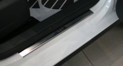 2 249 р. Комплект накладок на порожки автомобиля Novline Volkswagen Jetta A5 седан (2005-2011). Увеличить фотографию 1