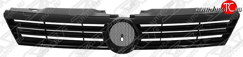 3 489 р. Решётка радиатора SAT Volkswagen Jetta A6 седан дорестайлинг (2011-2015) (Неокрашенная)