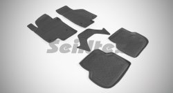 Износостойкие коврики в салон с высоким бортом SeiNtex Premium 4 шт. (резина) Volkswagen (Волксваген) Jetta (Джетта)  A6 (2011-2015) A6 седан дорестайлинг