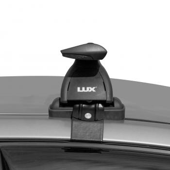 10 097 р. Багажник на крышу без рейлингов в сборе LUX  Volkswagen Passat  B6 (2005-2011) (аэро-трэвэл 1.2 (цвет серый)). Увеличить фотографию 4