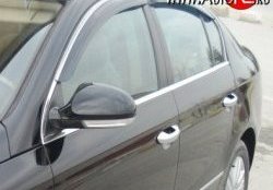 2 449 р. Дефлекторы окон (ветровики) (седан) Novline 4 шт.  Volkswagen Passat  B7 (2010-2015). Увеличить фотографию 1