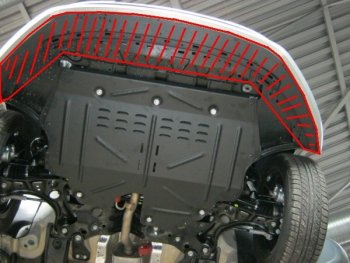 2 049 р. Спойлер бампера переднего NSP Volkswagen Polo 5 седан рестайлинг (2015-2020) (Неокрашенная). Увеличить фотографию 2