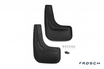 2 р. Брызговики Frosch  Volkswagen Polo  5 (2015-2020) (Задние). Увеличить фотографию 1