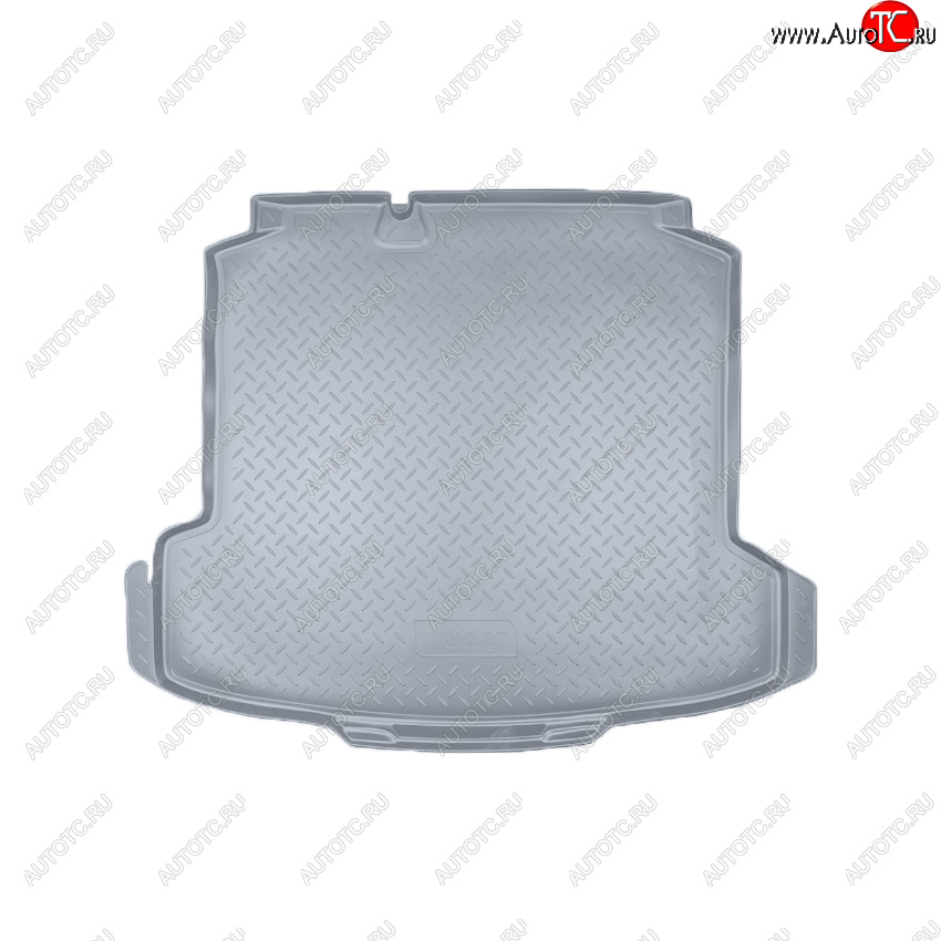 1 979 р. Коврик багажника Norplast Unidec  Volkswagen Polo  5 (2009-2020) (Цвет: серый)