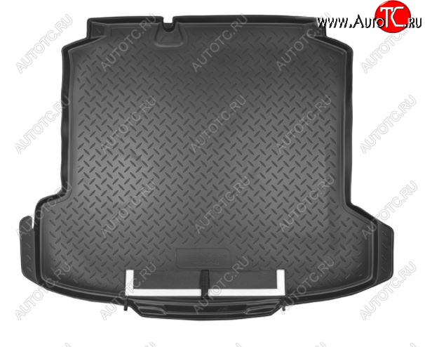 2 799 р. Коврик в багажник Norplast  Volkswagen Polo  5 (2009-2020) (Черный с фартуком)
