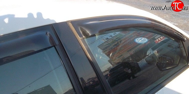 999 р. Комплект дефлекторов окон (ветровиков) 4 шт. (5 дверей) Russtal  Volkswagen Polo  5 (2009-2015)