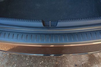 499 р. Защитная накладка заднего бампера Тюн-Авто  Volkswagen Polo  5 (2009-2015). Увеличить фотографию 3